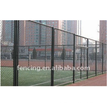 Chain link fence for football playground